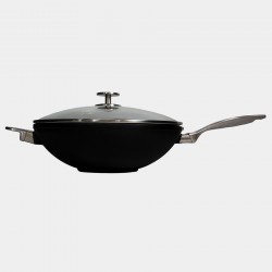 Swiss Diamond CXD Induction Wok+couvercle+grille sans PFAS 32cm - Image 3