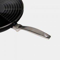 Swiss Diamond CXD Induction Wok+couvercle+grille sans PFAS 32cm - Image 6