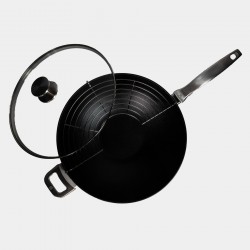 Swiss Diamond CXD Induction Wok+couvercle+grille sans PFAS 32cm - Image 7