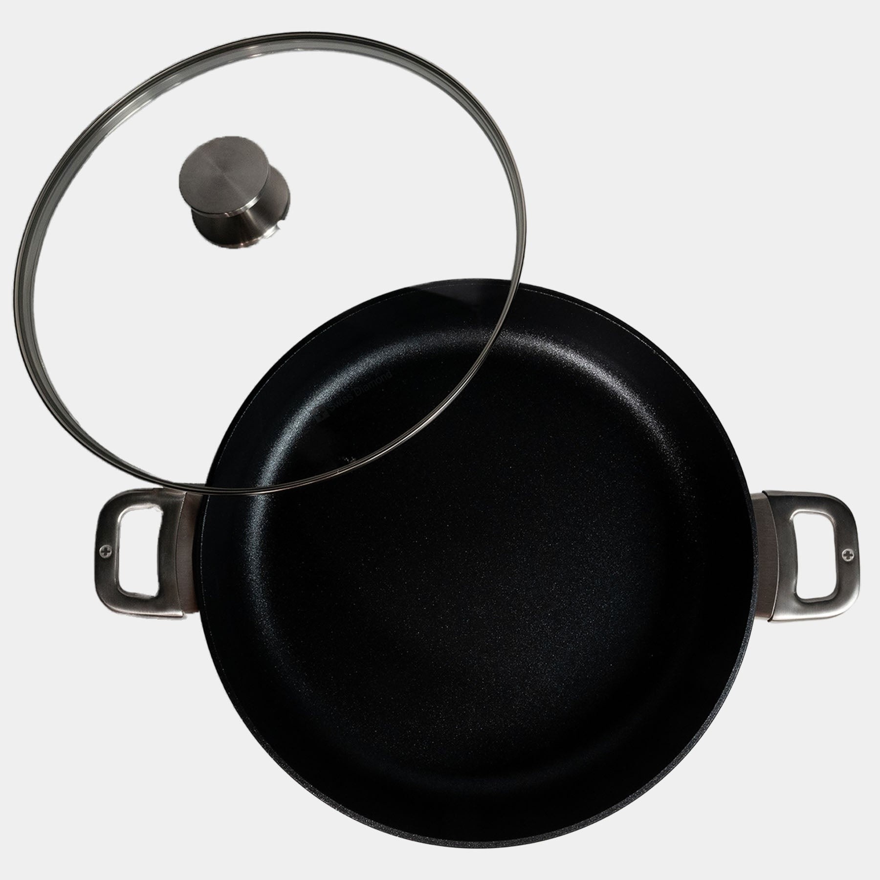 Swiss Diamond CXD Induction Sautoir/couvercle ss PFAS 32cm