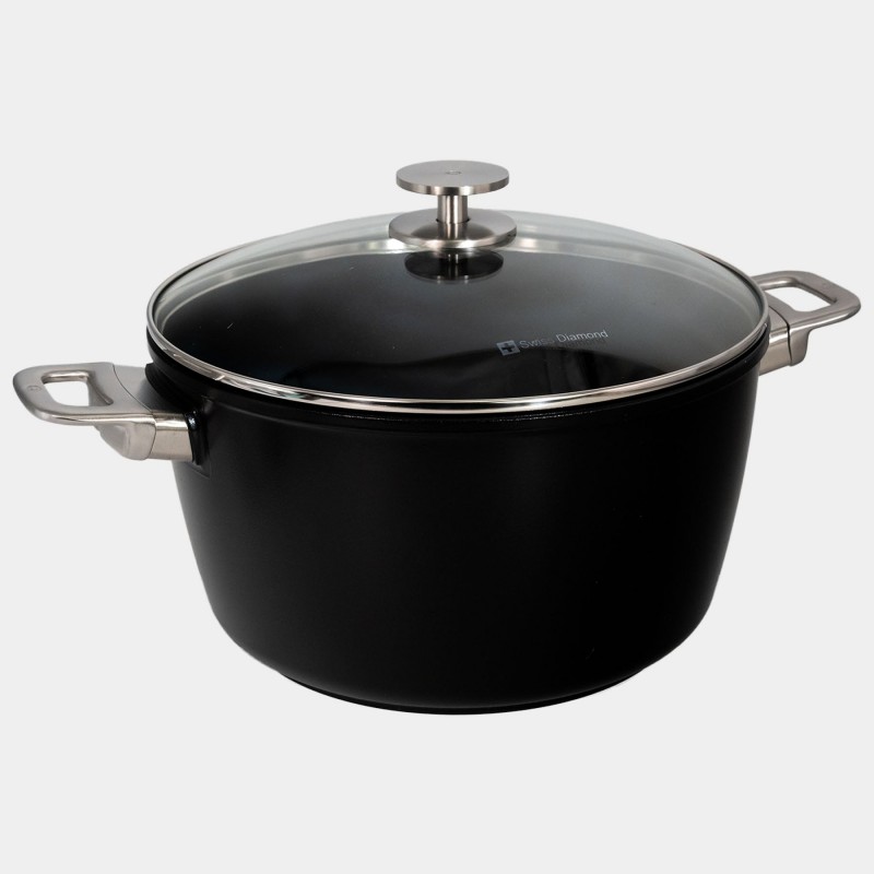 Swiss Diamond CXD Induction Traiteur/couvercle ss PFAS 28 cm
