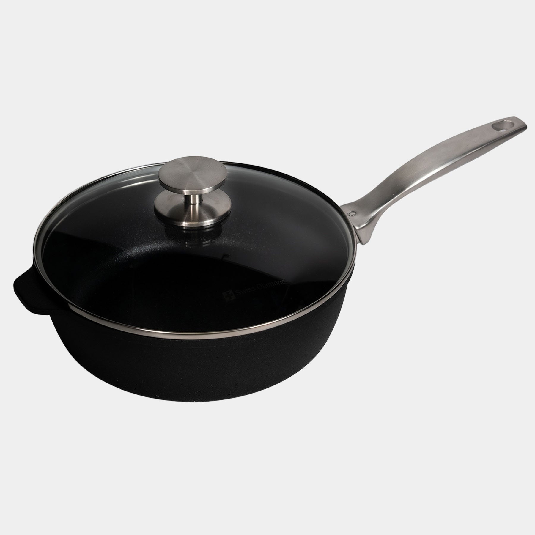 Swiss Diamond CXD Induction Sauteuse+couvercle ss PFAS 24 cm