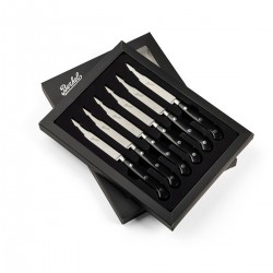 Berkel Set 6 couteaux à steak Adhoc 11 cm noir _ Lame dentelée - Image 2