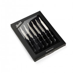 Berkel Set 6 couteaux à steak Adhoc 11 cm noir _ Lame dentelée - Image 4