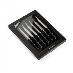 Berkel Set 6 couteaux à steak Adhoc 11 cm noir - Lame lisse - Image 3