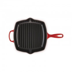 Le Creuset Skillet gril carré 26cm cerise - Image 2