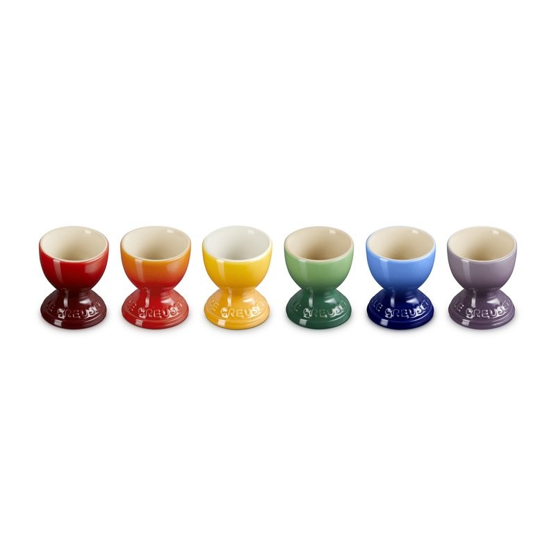 Le Creuset Set de 6 coquetiers rainbow