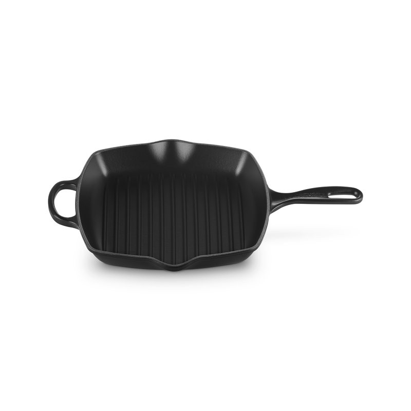 Le Creuset Skillet gril carré 26cm noir mat