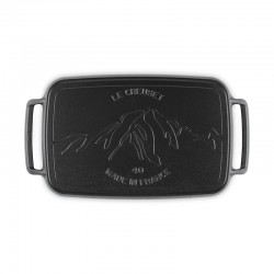Le Creuset Plancha rectangulaire collection barbecue 40cm noir mat - Image 3