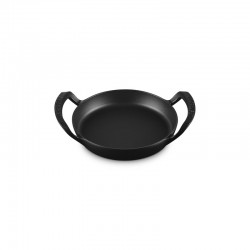 Le Creuset Skillet rond fonte émaillée collection barbecue 25cm noir mat - Image principale
