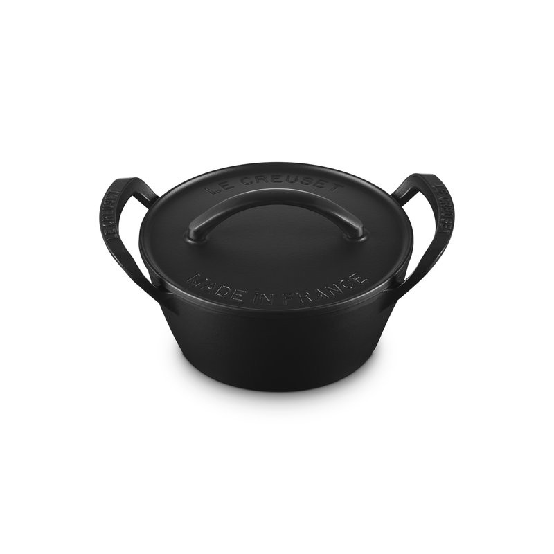 Le Creuset Cocotte ronde barbecue 25cm noir mat