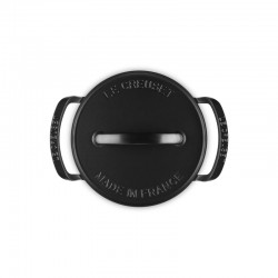 Le Creuset Cocotte ronde barbecue 25cm noir mat - Image 2