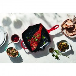 Le Creuset Skillet gril carré 26cm cerise - Image 5