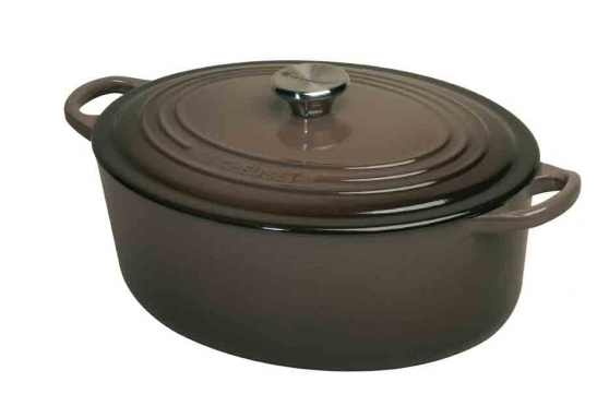 Le Creuset Cocotte ovale 27 cm, coloris Terre Naturelle