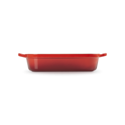 Le Creuset Plat rectangulaire en fonte 29 cm, coloris cerise - Image 2