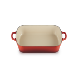 Le Creuset Plat rectangulaire en fonte 29 cm, coloris cerise - Image 3