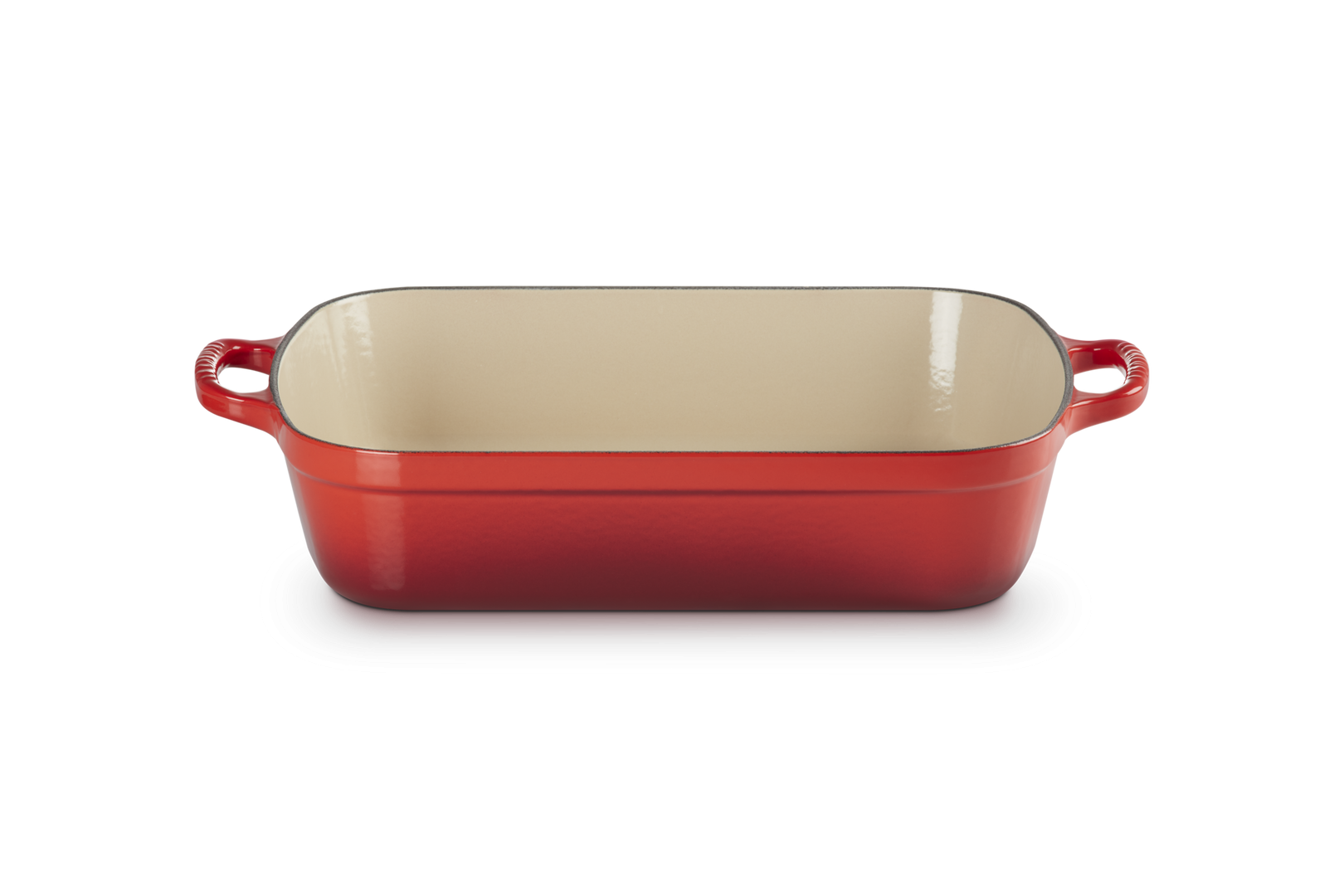 Le Creuset Plat rectangulaire en fonte 29 cm, coloris cerise