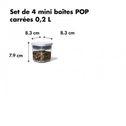 Oxo Sets de 4 mini boîtes POP - Image 6