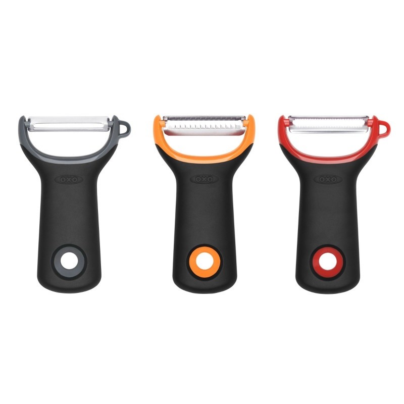 Oxo Set de 3 éplucheurs à légumes PREP