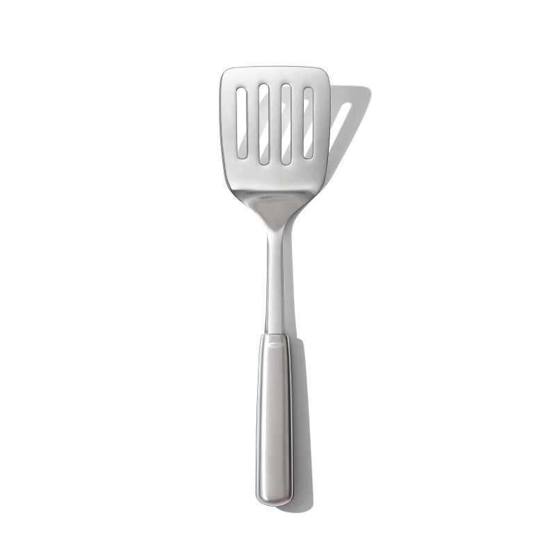 Oxo Spatule carrée perforée inox